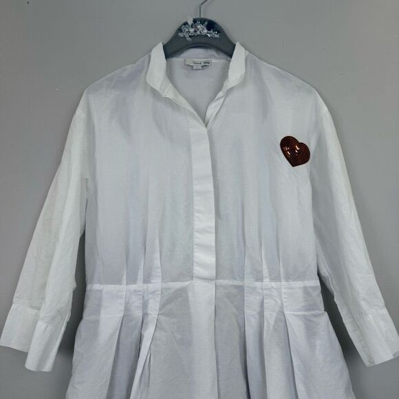 VINCE Poplin Fit & Flare Mini Dress 💖 - Picture 10 of 13